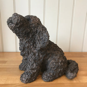 Frankie Cockapoo Large Bronze Frith Sculpture By Adrian Tinsley