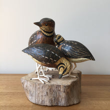 Load image into Gallery viewer, Archipelago Quail Block Wood Carving