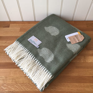 Tweedmill Animal Print Jacquard Throw - Hedgehog