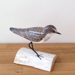 Archipelago Little Stint Standing Wood Carving