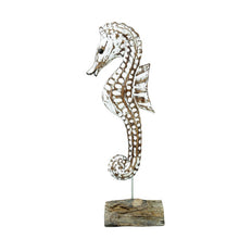 Load image into Gallery viewer, Archipelago Single Sea Horse D197 Wood Carving Nautical Gift