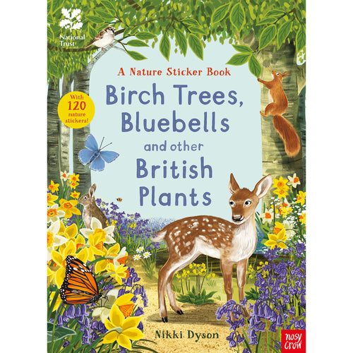 National Trust: Birch Trees, Bluebells and Other British Plants - Sticker Book