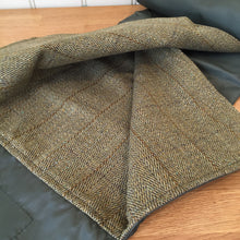 Load image into Gallery viewer, Tweedmill Walker Companion Picnic Rug Waterproof Backed - Olive Tweed Small
