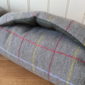 Tweedmill Luxury Dog Travel Bed with Waterproof Base - Grey/Tweed