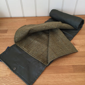 Tweedmill Walker Companion Picnic Rug Waterproof Backed - Olive Tweed Small