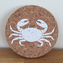Load image into Gallery viewer, Cork Crab Coasters Set Of 4