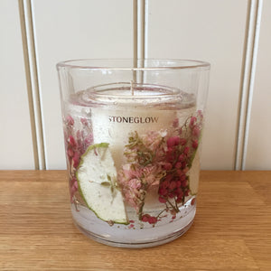 Stoneglow Candles Nature's Gift Apple Blossom Natural Wax Gel Candle