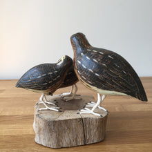 Load image into Gallery viewer, Archipelago Quail Block Wood Carving