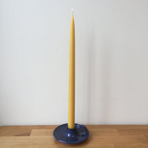 100% Natural Pure UK Beeswax 14" Dipped Candle  x 1 Pair British Made
