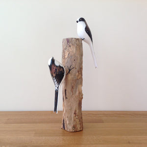 Archipelago Long Tailed Tit Wood Carving