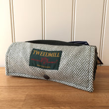Load image into Gallery viewer, Tweedmill Walker Companion  Picnic Rug Waterproof Backed - Tweed Herringbone Olive Small