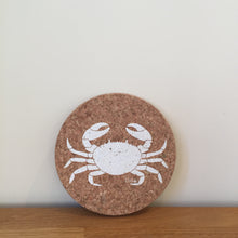 Load image into Gallery viewer, Cork Crab Coasters Set Of 4