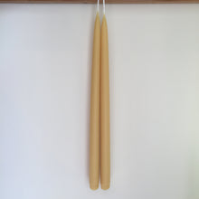Load image into Gallery viewer, 100% Natural Pure UK Beeswax 14&quot; Dipped Candle  x 1 Pair British Made