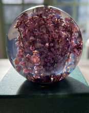 Load image into Gallery viewer, Botanical Heather Small Paperweight Made With Real Heather
