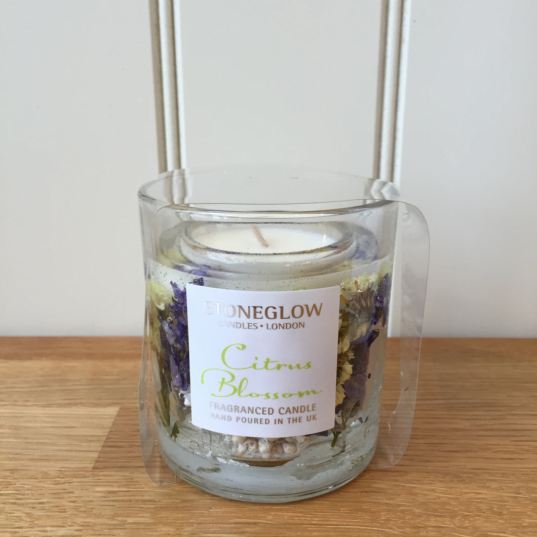 Stoneglow Candles Botanic Collection Citrus Blossom Natural Wax Tumbler
