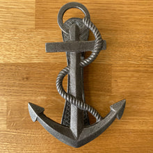 Load image into Gallery viewer, Anchor Cast Antique Iron Door knocker Coastal Cottage Style Gift