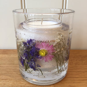 Stoneglow Candles Nature's Gift English Country Garden Natural Wax Gel Candle