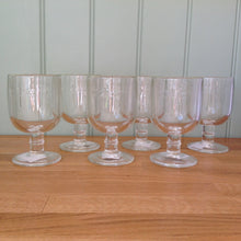 Load image into Gallery viewer, La Rochère Libellule Dragonfly Stemmed Water/Wine Glass Goblet Set of 6