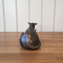Load image into Gallery viewer, Chester Lurcher Bronze Frith Sculpture By Harriet Dunn