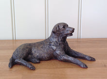 Load image into Gallery viewer, Edward Labrador Bronze Frith Sculpture By Mitko Kavrikov