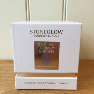 Stoneglow Candles Nature's Gift English Country Garden Natural Wax Gel Candle