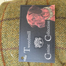 Load image into Gallery viewer, Tweedmill Luxury Dog Travel Bed with Waterproof Base - Olive/Tweed
