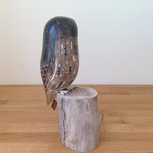 Load image into Gallery viewer, Archipelago Tawny Owl Wood Carving