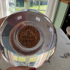 Champagne Cork Paperweights x 3 Custom Made Using Customers Personalised Wedding Corks With Initials On PRICE ON REQUEST