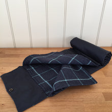 Load image into Gallery viewer, Tweedmill Walker Companion Picnic Rug Waterproof Backed - Navy Tweed Small