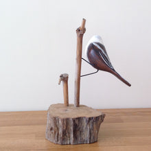 Load image into Gallery viewer, Archipelago Bearded Tit Wood Carving