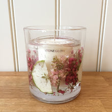 Load image into Gallery viewer, Stoneglow Candles Nature&#39;s Gift Apple Blossom Natural Wax Gel Candle
