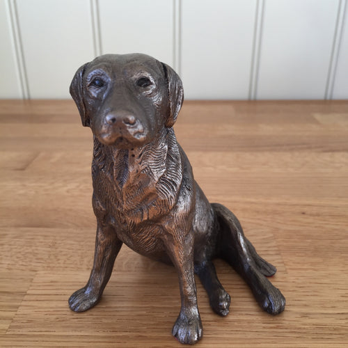 Nigel Labrador Bronze Frith Sculpture By Mitko Kavrikov