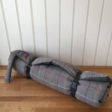 Load image into Gallery viewer, Tweedmill Luxury Dog Travel Bed with Waterproof Base - Grey/Tweed