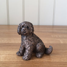Load image into Gallery viewer, Shorty Labradoodle Bronze Frith Sculpture By Adrian Tinsley MINIMA