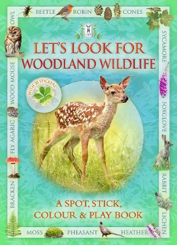 Let's Look for Woodland Wildlife: A Spot, Stick, Colour & Play Book