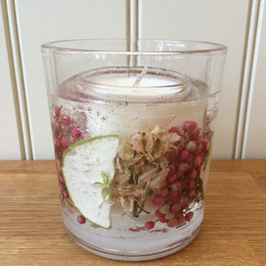 Stoneglow Candles Nature's Gift Apple Blossom Natural Wax Gel Candle