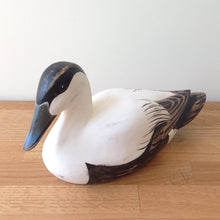 Load image into Gallery viewer, Archipelago Male Eider Duck Wood Carving