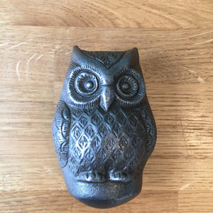 Owl Cast Iron Door knocker Antique Iron Vintage Country Cottage Style