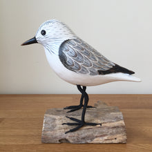Load image into Gallery viewer, Archipelago Sanderling Standing Wood Carving