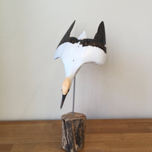 Load image into Gallery viewer, Archipelago Gannet Diving Wood Carving