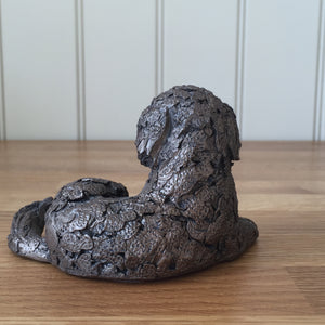 Koko Labradoodle  Bronze Frith Sculpture By Adrian Tinsley