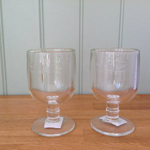 La Rochère Libellule Dragonfly Stemmed Water/Wine Glass Goblet Set of 6