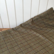 Load image into Gallery viewer, Tweedmill Luxury Dog Travel Bed with Waterproof Base - Olive/Tweed
