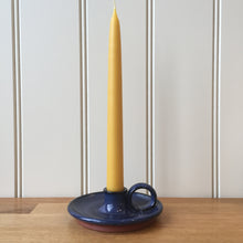 Load image into Gallery viewer, Wee-Willie-Winkie Candle Holder Glazed Blue