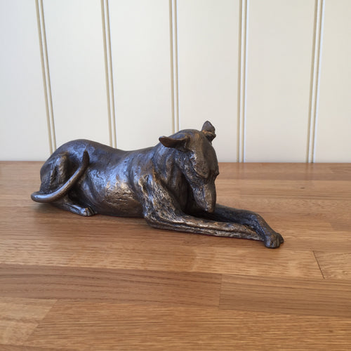 Chester Lurcher Bronze Frith Sculpture By Harriet Dunn
