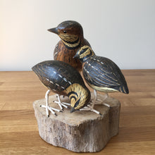 Load image into Gallery viewer, Archipelago Quail Block Wood Carving