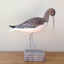 Load image into Gallery viewer, Archipelago Curlew Walking Wood Carving