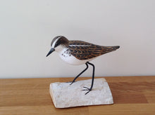 Load image into Gallery viewer, Archipelago Little Stint Standing Wood Carving