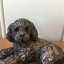 Load image into Gallery viewer, Pickwick Cockapoo Lying Bronze Frith Sculpture By Adrian Tinsley MINIMA