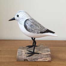 Load image into Gallery viewer, Archipelago Sanderling Standing Wood Carving